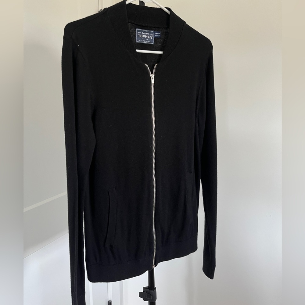 Topman cardigan sweater black